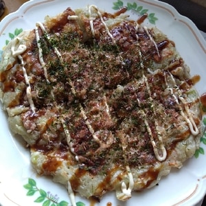 本日のお昼 卵なしのふわふわお好み焼き レシピ 作り方 By とまほ 楽天レシピ